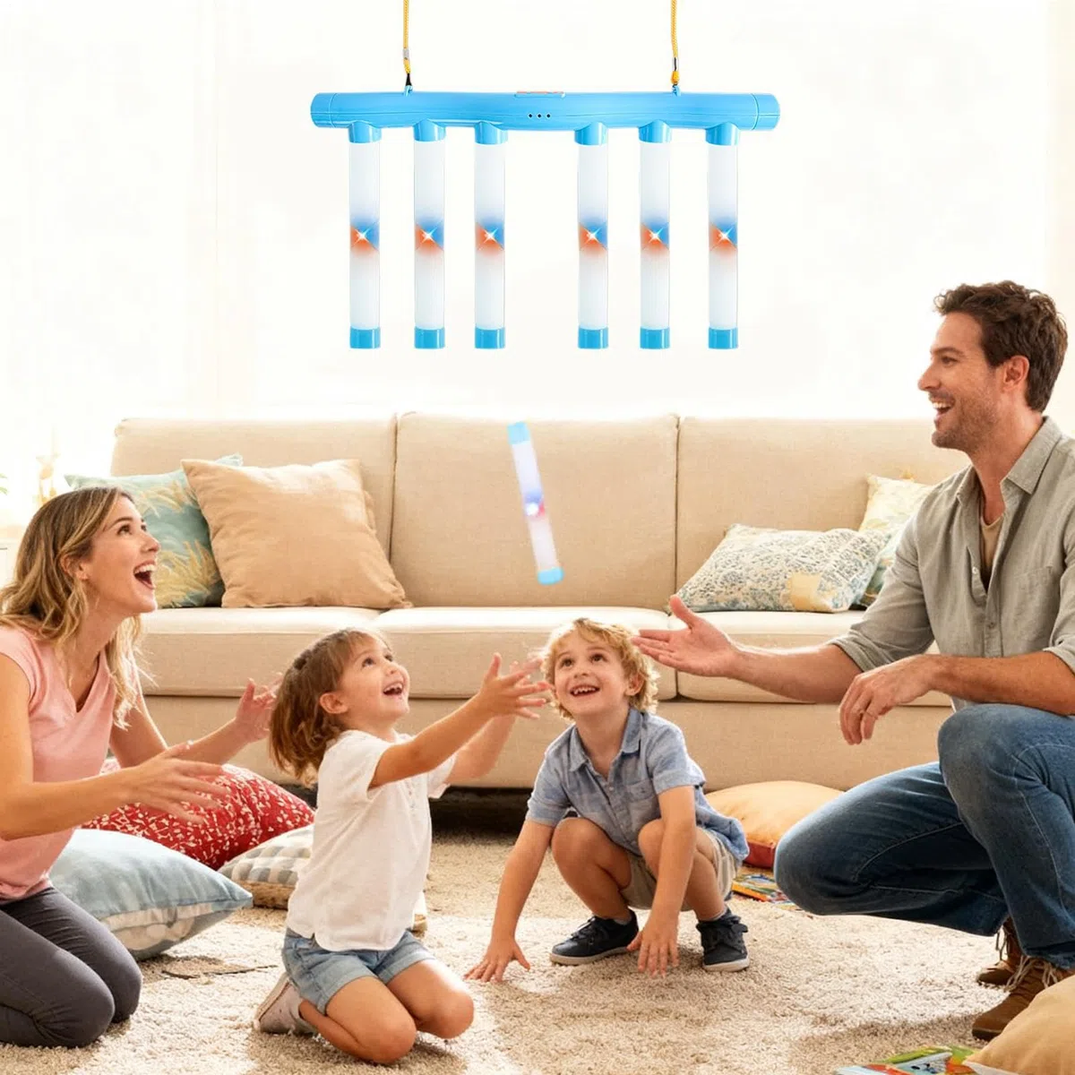 Jeu de Défi des Baguettes Réflexe | Compact avec 3 Modes de Vitesse Réglables | Jeu Familial de Capture de Bâtonnets | pour Adultes Hommes et Femmes