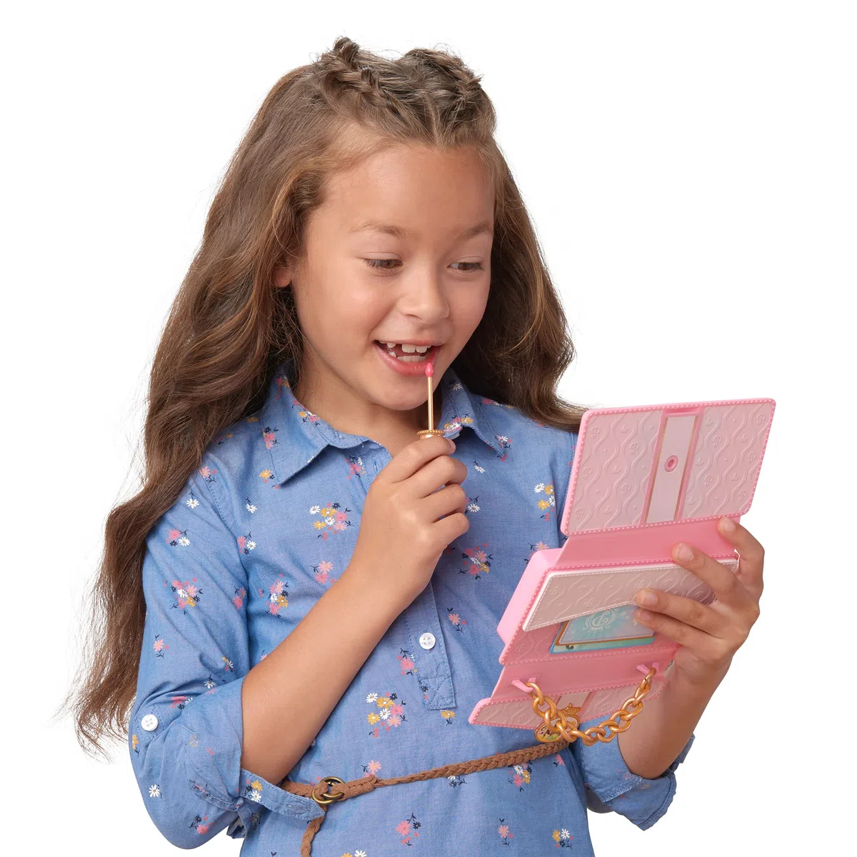 Collection Disney Princesses : Téléphone factice. Comprend Un téléphone factice, Un Gloss factice, des Cartes de crédit factices et Un Sac pour Les Petites Filles à la Mode dès 3 Ans.
