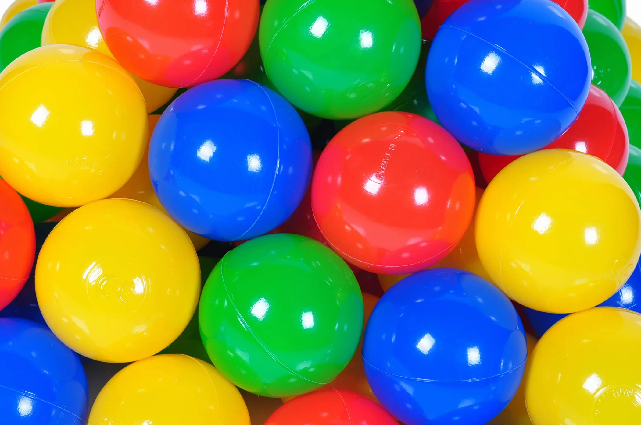 KNORRTOYS.COM 56730 Lot de 100 balles colorées d'env. 6 cm de diamètre