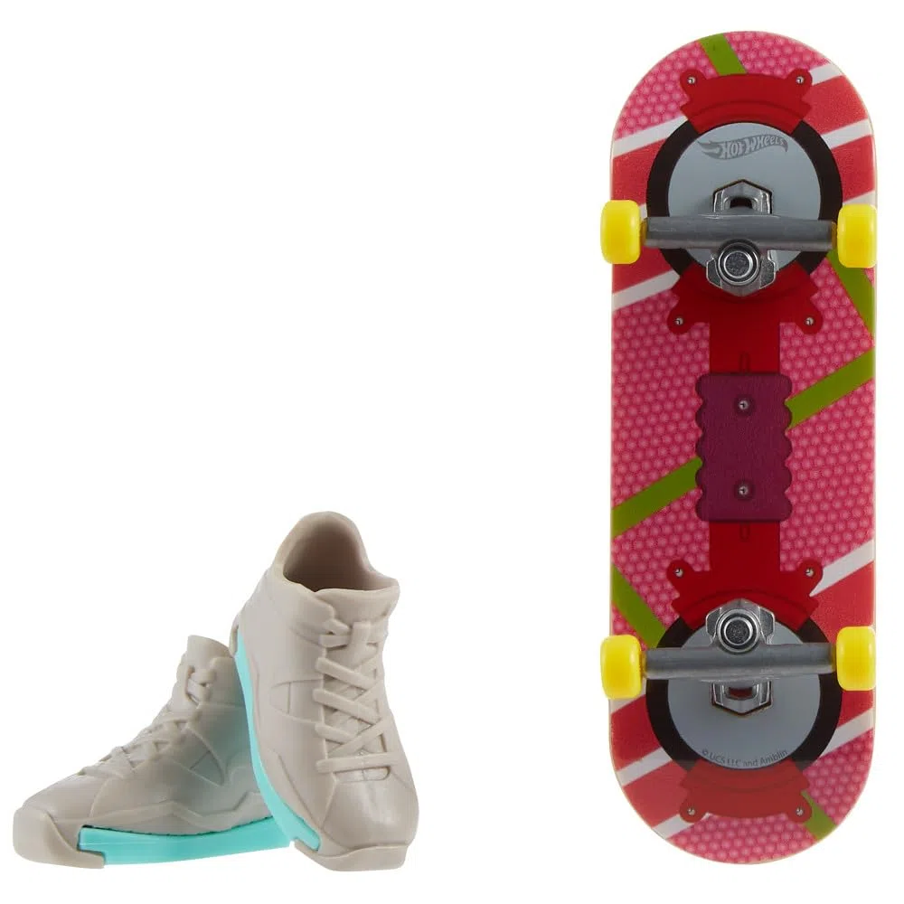 Hot Wheels Mini Skateboard avec Chaussures. 10 cm. Modèles Assortis
