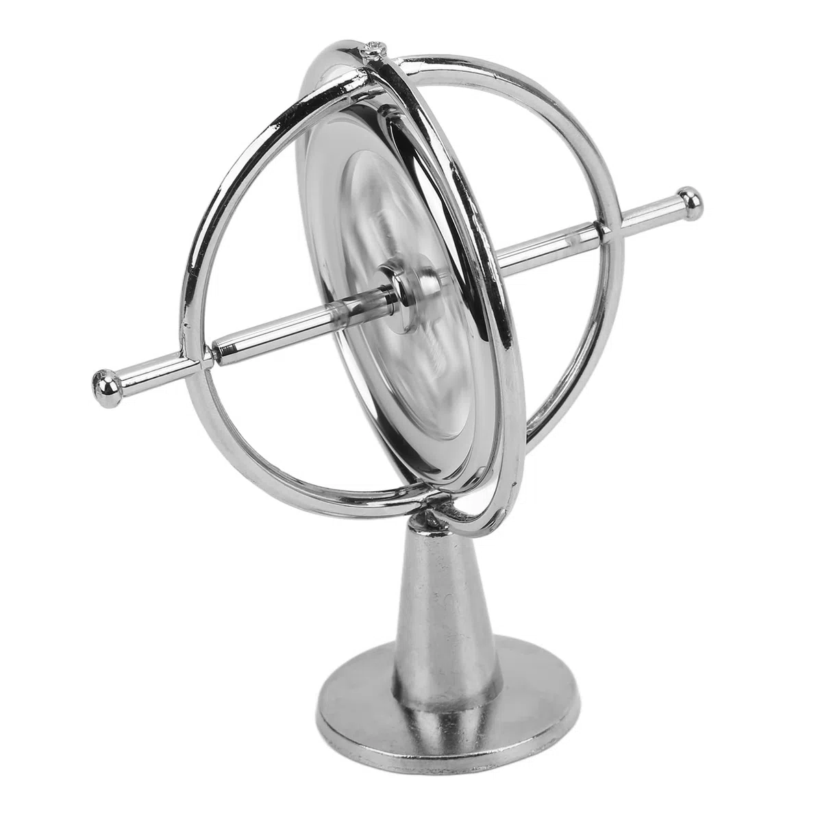 KIMISS Gyroscope en Métal Anti, Toupie à Rotation à Haut équilibre, Gyroscope, Jouet Rotatif à gravité, éducatif pour Enfants et Adultes