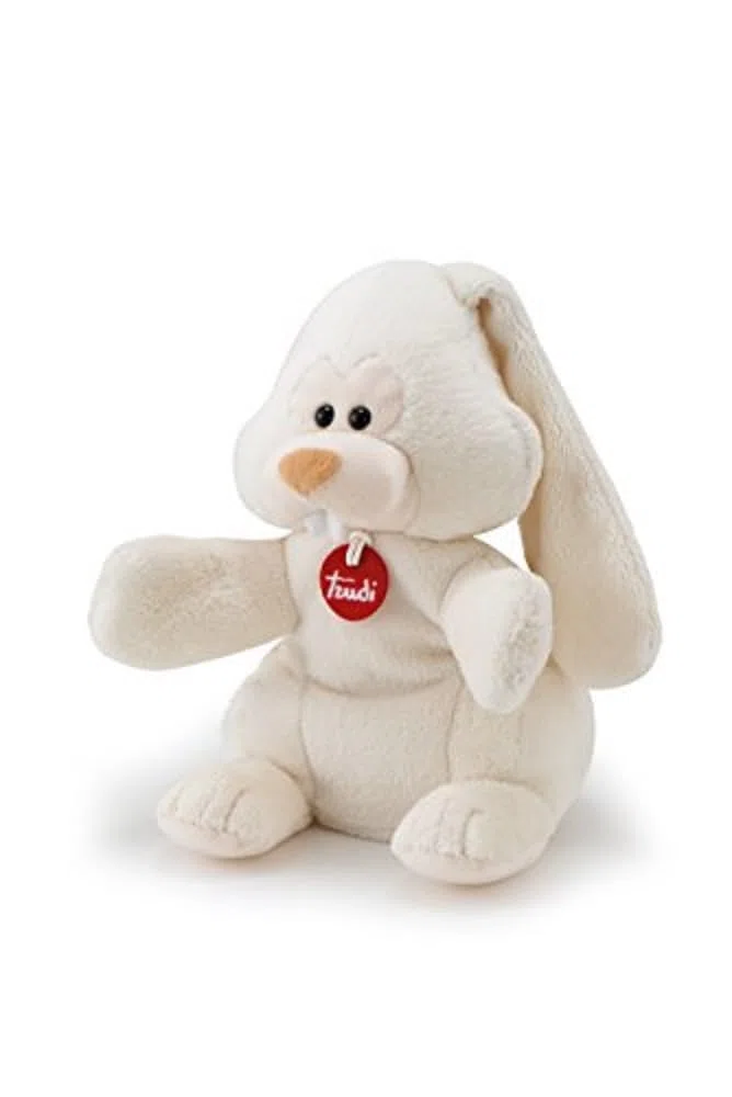 Marionnette Lapin Virgile Trudi | Marionnettes et marionnettes en Peluche pour Le théâtre Trudi. Jeu pour Les Enfants. Racontez et créez des Histoires. | 16x23x20cm S | Puppets | modèle 29958