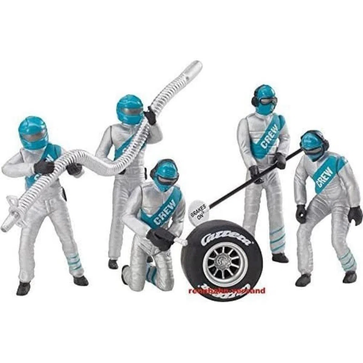 Carrera - 20021133 Set de Figurines mécaniciens, 20021133, Bleu