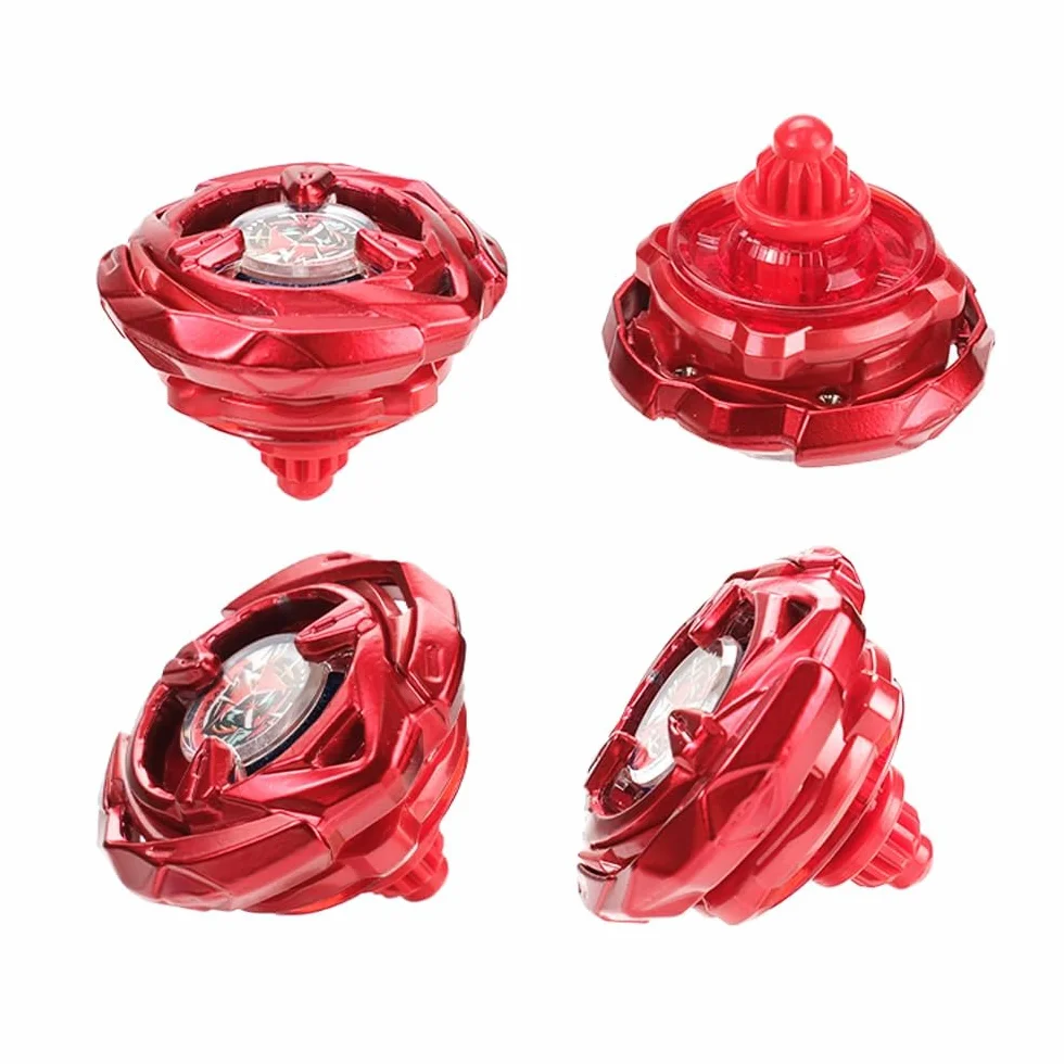 X Kreisel Battle Set, 4 toupies de Combat, 2 lanceurs, Gyro Starter Pack pour garçons, Jouets pour Enfants, Jouets d'anniversaire, 6+ (BB213)