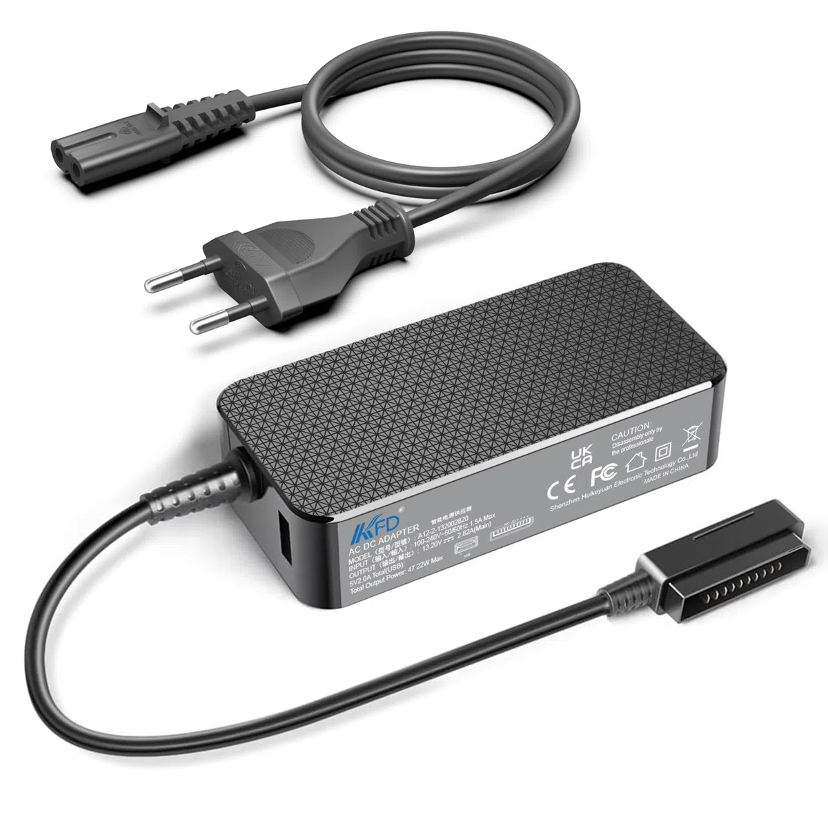 KFD Bloc d'alimentation 13,2 V 2,82 A pour DJI Mavic Air 2, DJI Mavic Air 2S DJI Air 2S Fly ‎More ‎Combo Drone Caméra, Mavic Air 2 Fly More Combo Accessoire de drone Chargeur de batterie Power Supply