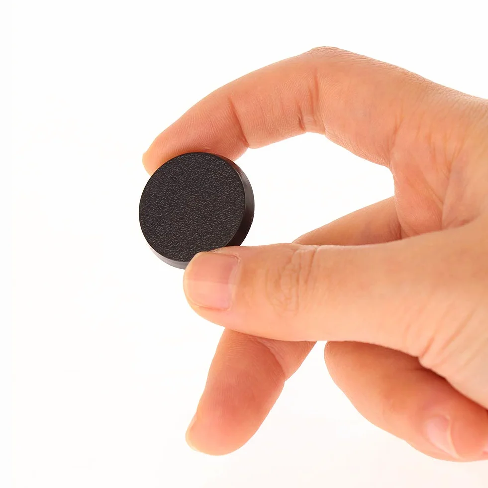 Evemodel Lot de 100 bases rondes en plastique de 25 mm pour jeux de guerre