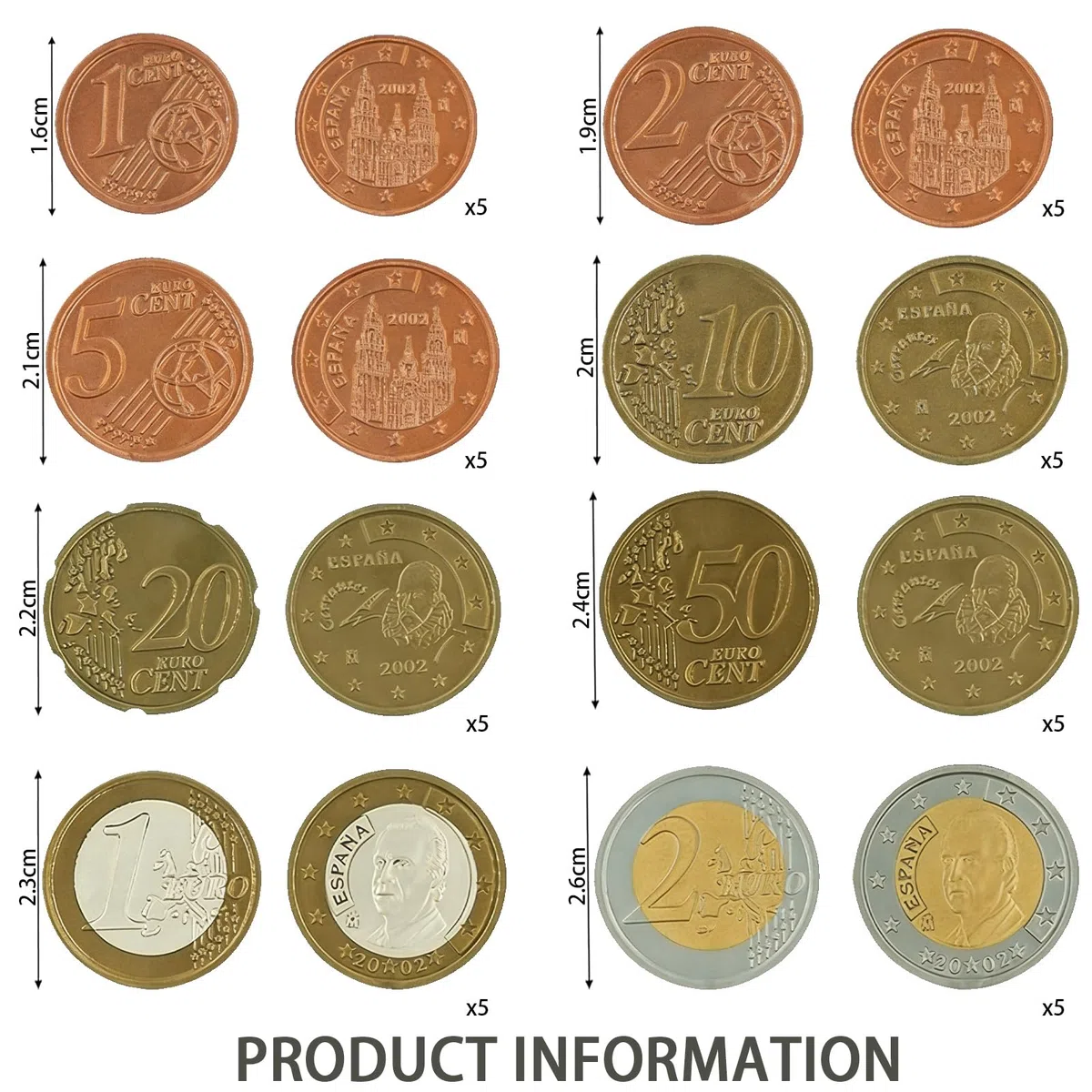Lot de 390, 1/2/5/10/20/50/100/200/500, pour Apprendre, Jouer à des Rôles et Profiter du Jeu
