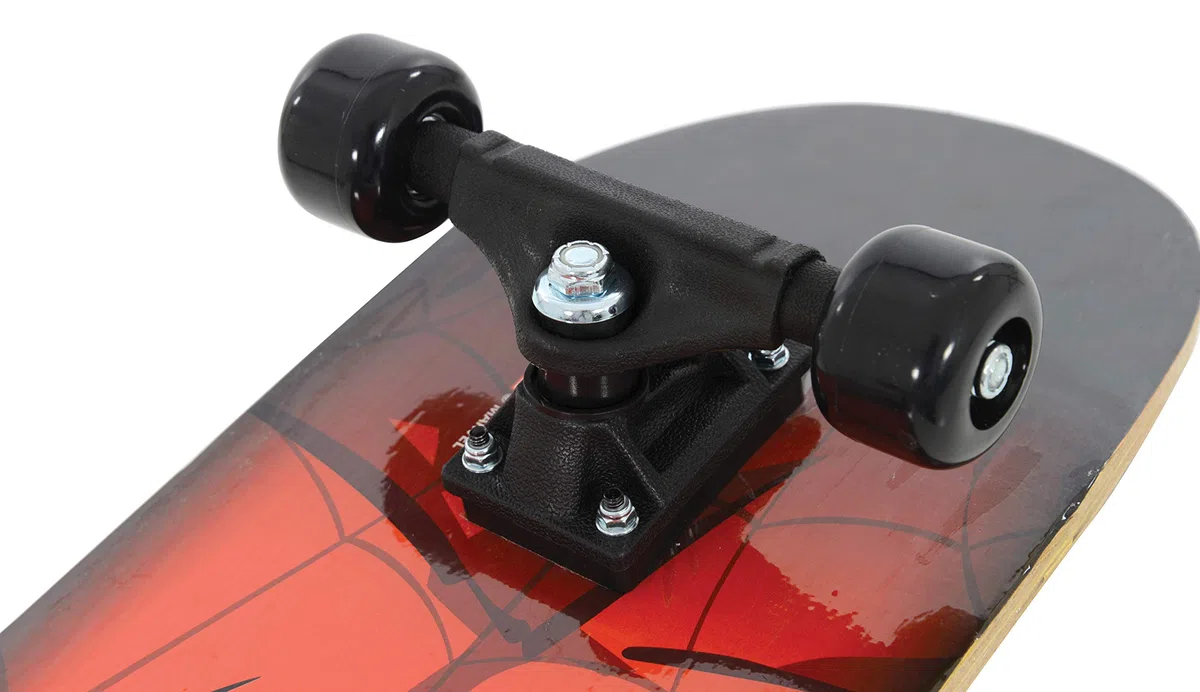 Spiderman Skateboard pour Enfants débutants | Licence Officielle Graphics Durable 7 Plis Roues en PVC Lisse | Offre Une Meilleure stabilité, Un équilibre et Un développement de la Coordination | À