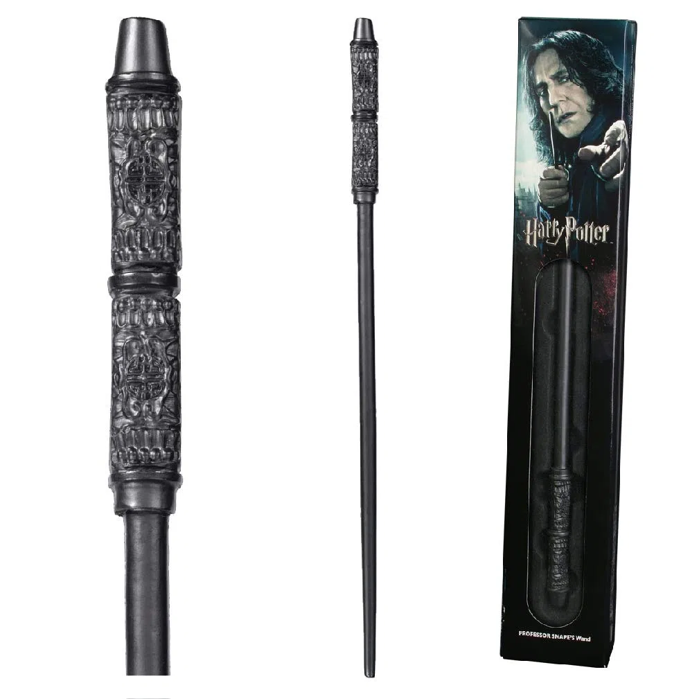 The Noble Collection - Severus Snape Wand in A Standard Windowed Box - 14in (35cm) Wizarding World Wand - Harry Potter Film Set Movie Props Wands Multicolore NN8576
