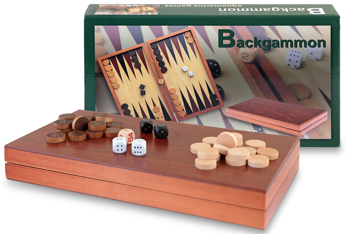 Aquamarine Games Backgammon de Voyage FSC100% (Compudid SG1019)