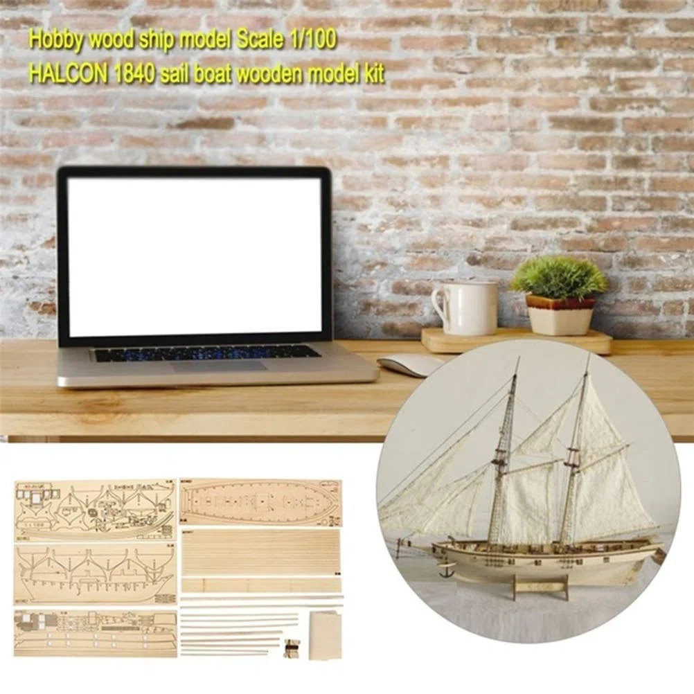 Stecto Kit de construction de bateau à monter soi-même, modèle classique en bois, modèle de bateau à voiles, décoration de maison, éducatif pour enfants et adultes 400 x