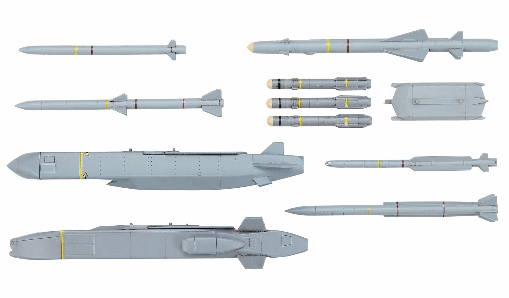 Hasegawa 1 : 72 Échelle Moderne européenne Aircraft Armes Ensemble de modèle kit