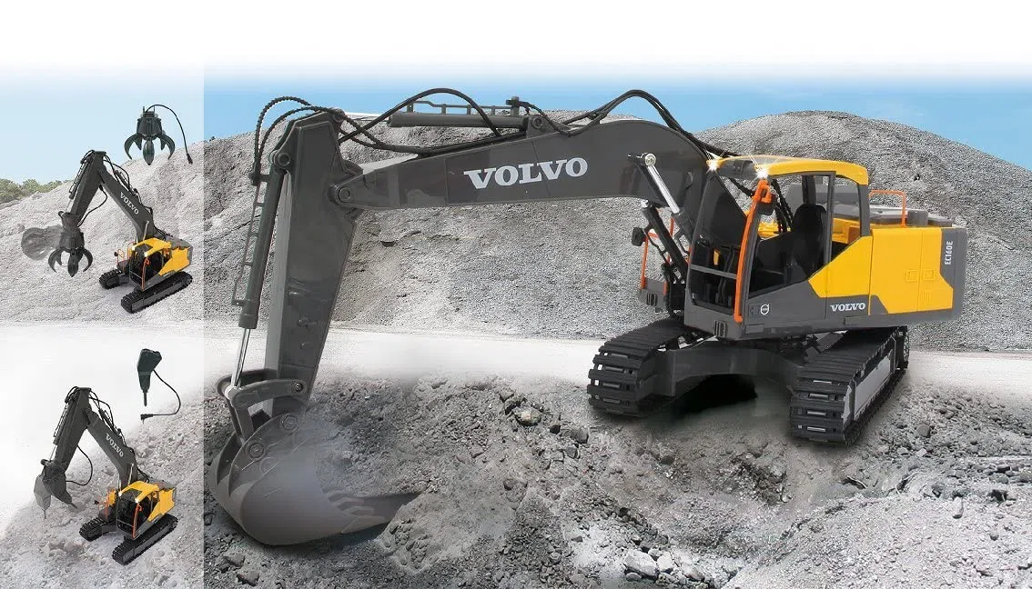 Jamara Excavator Volvo EC160E Moteur électrique Excavatrice