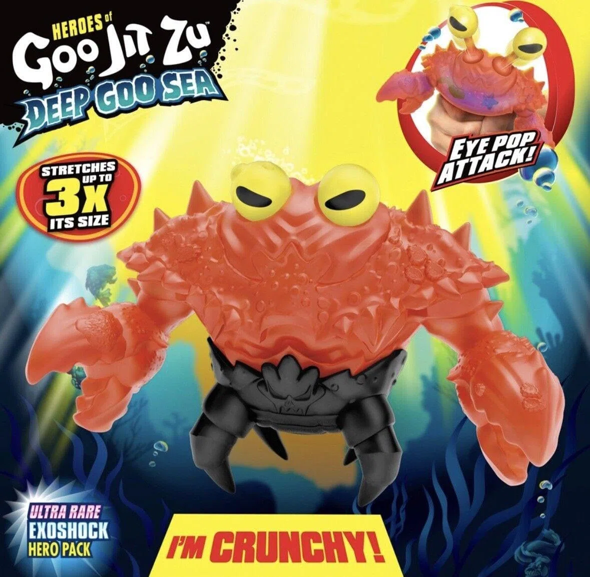 Heroes of Goo Jit Zu Deep Goo Sea Ultra Rare Exoshock Figurine
