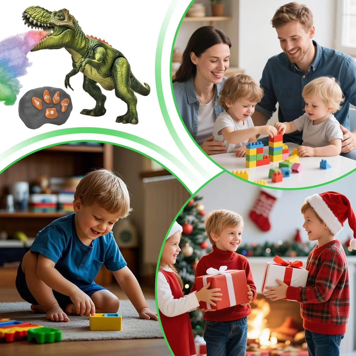 Générique Dinosaure Télécommandé,Dinosaure Électrique avec Lumières et d'eau | Animal Lumineux Marcheur avec Vaporisation pour Jardin Extérieur Maison École Maternelle