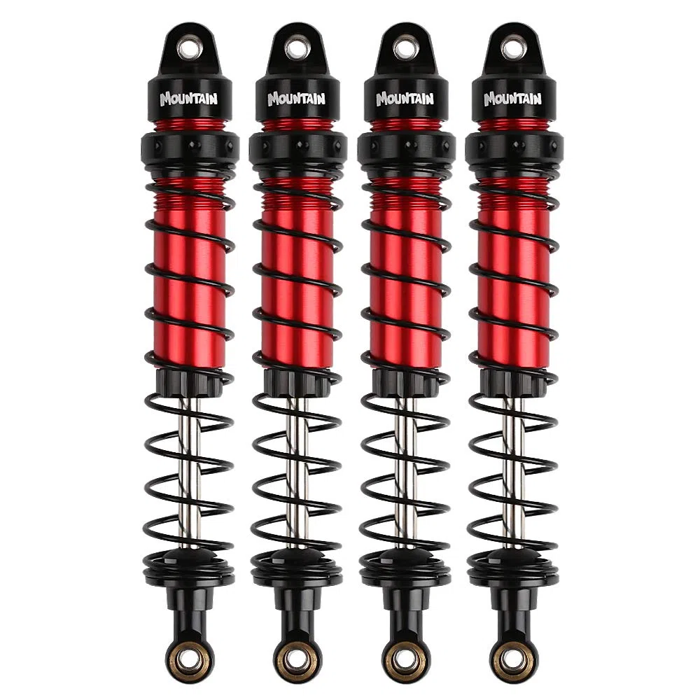 INJORA RC Amortisseur Set 4pcs RC Shock Absorbers RC Damper pour 1/10 RC Crawler Axial SCX10 90046 AXI231017 Traxxas TRX-4 D90 (110mm)