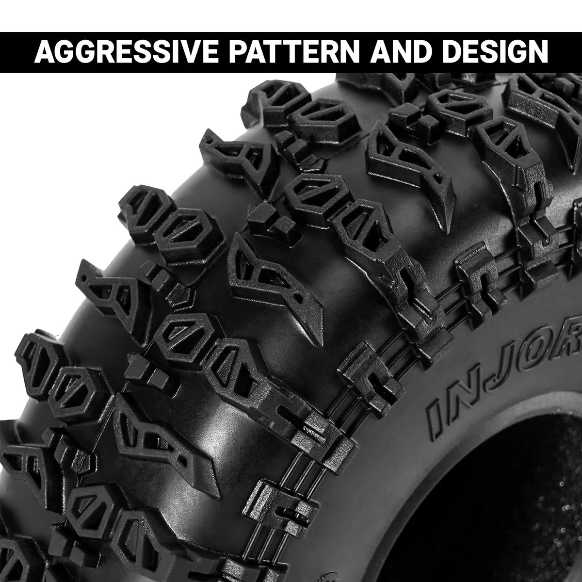 INJORA Pneus Cling on 1.9" 120 * 42mm S5 pour TRX4 SCX10 1/10 RC Crawler