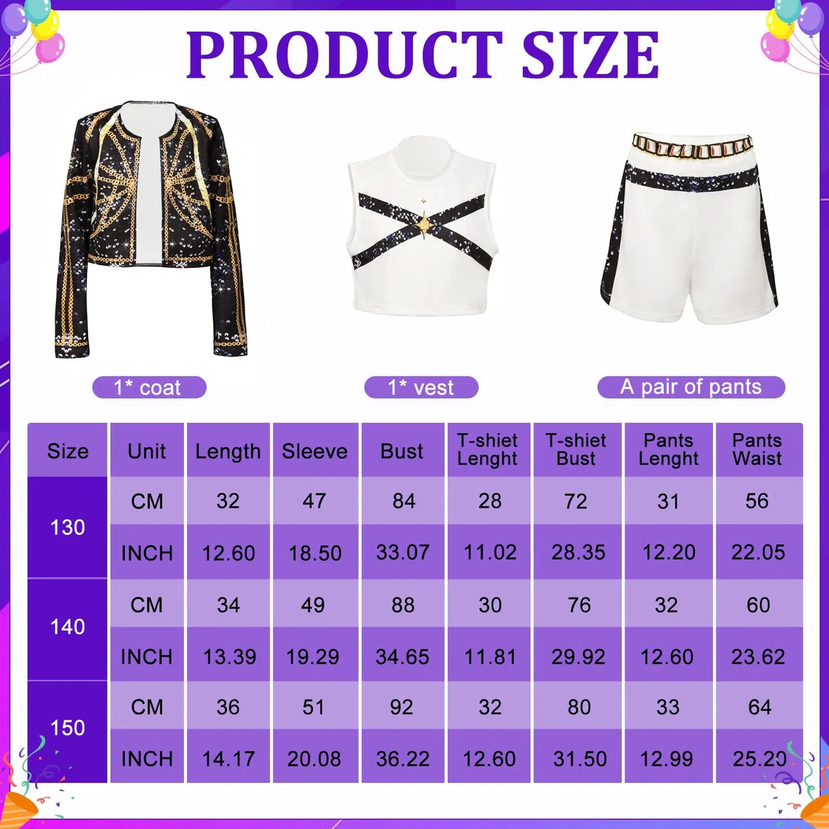JIASHA K-P0p Dem0 Cosplay Enfants Deguisement, 3PCS Deguisement Dem0 Hun-te, Anime Cosplay Costume, P0p Singers Déguisement Complet pour Fête, Mädchen Costume für Karneval Cosplay