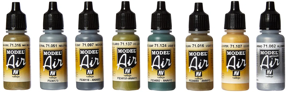 Acrylicos Vallejo "US Air Corps européen Theatre Opérations ETO WWII" modèle Air Ensemble