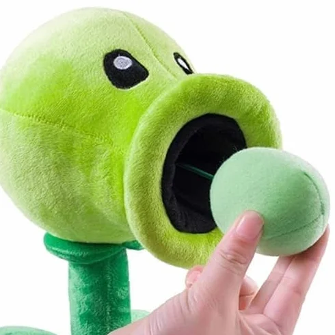 Big Plants vs Zombies Peashooter Jouet en peluche amovible PEA PVZ 30 cm Cadeau pour enfants