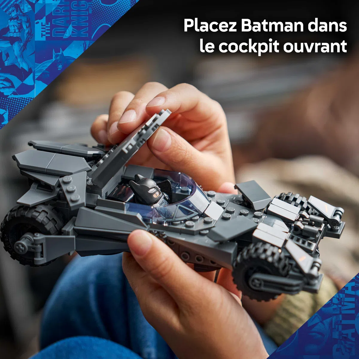 LEGO DC Batman La Batmobile de Batman v Superman - Jouet Voiture - Maquette Collector de Super-Héros avec Minifigurine - Idée de Cadeau d'anniversaire pour Garçon dès 9 Ans ou Ado Fan du Film 76331