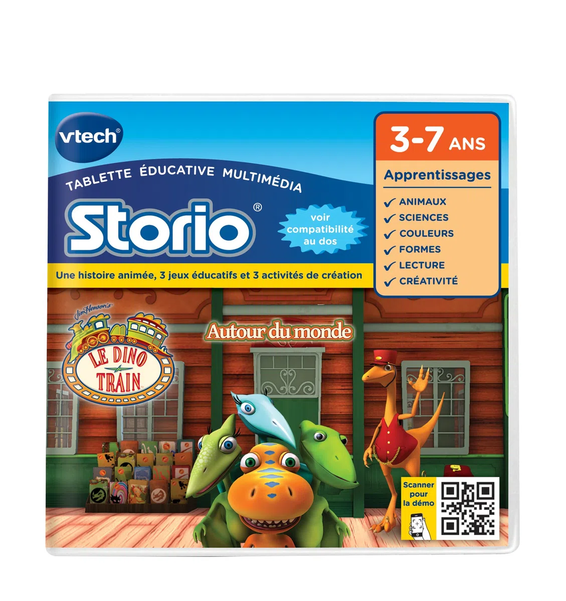 Vtech - 231005 - Storio 2 et générations suivantes - Jeu éducatif - Le Dino Train