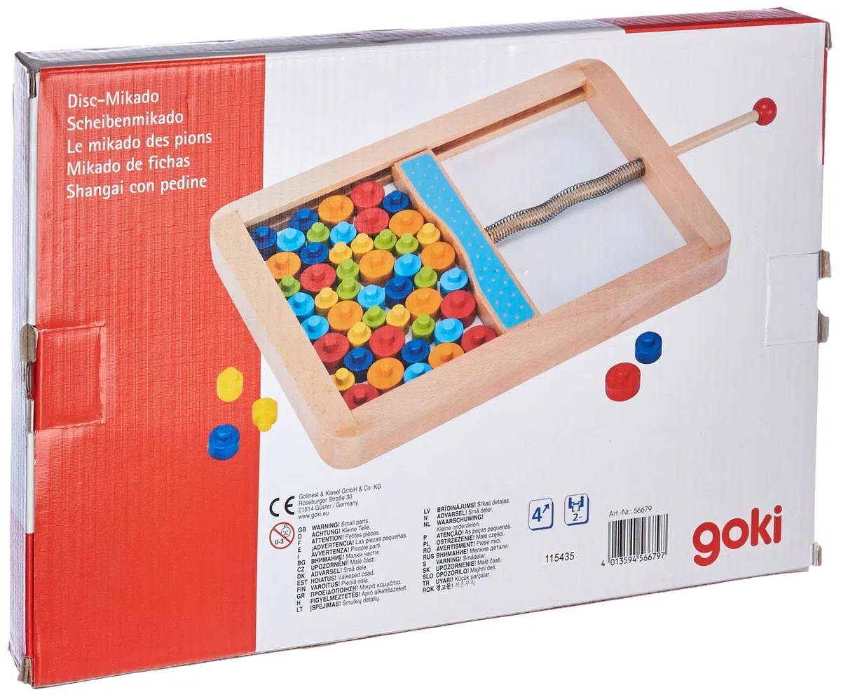 Goki- Jeu Disque Mikado, 56679, Mixte