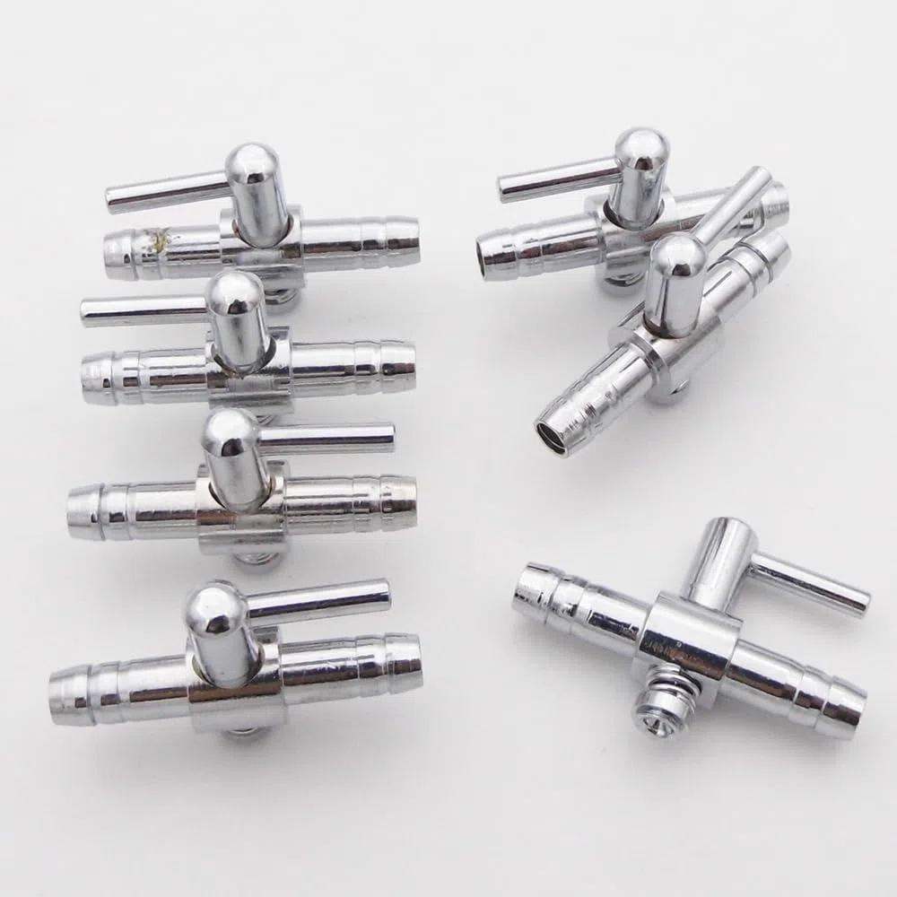 10 pièces Mini Robinet de réservoir d'eau d'huile de Carburant Interrupteur de Robinet contrôleur de débit vanne de Carburant for RC Nitro Essence modèle Bateau Voiture Avion