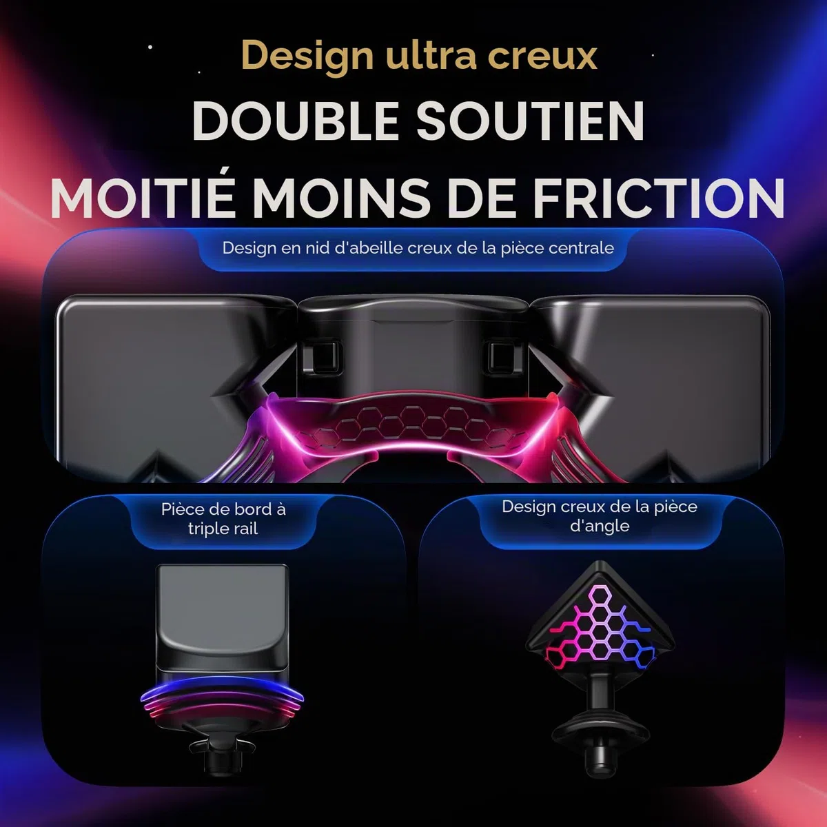 GAN 16 Maglev Max Speed Cube, Cube de Vitesse 3x3 Magnétique, Puissance Stabilité Sensation Max Cube de Vitesse Professionnel, Casse-tête Cérébral pour Enfants et Adultes(Maglev Max)