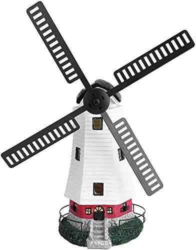 Moulin à vent solaire avec éclairage