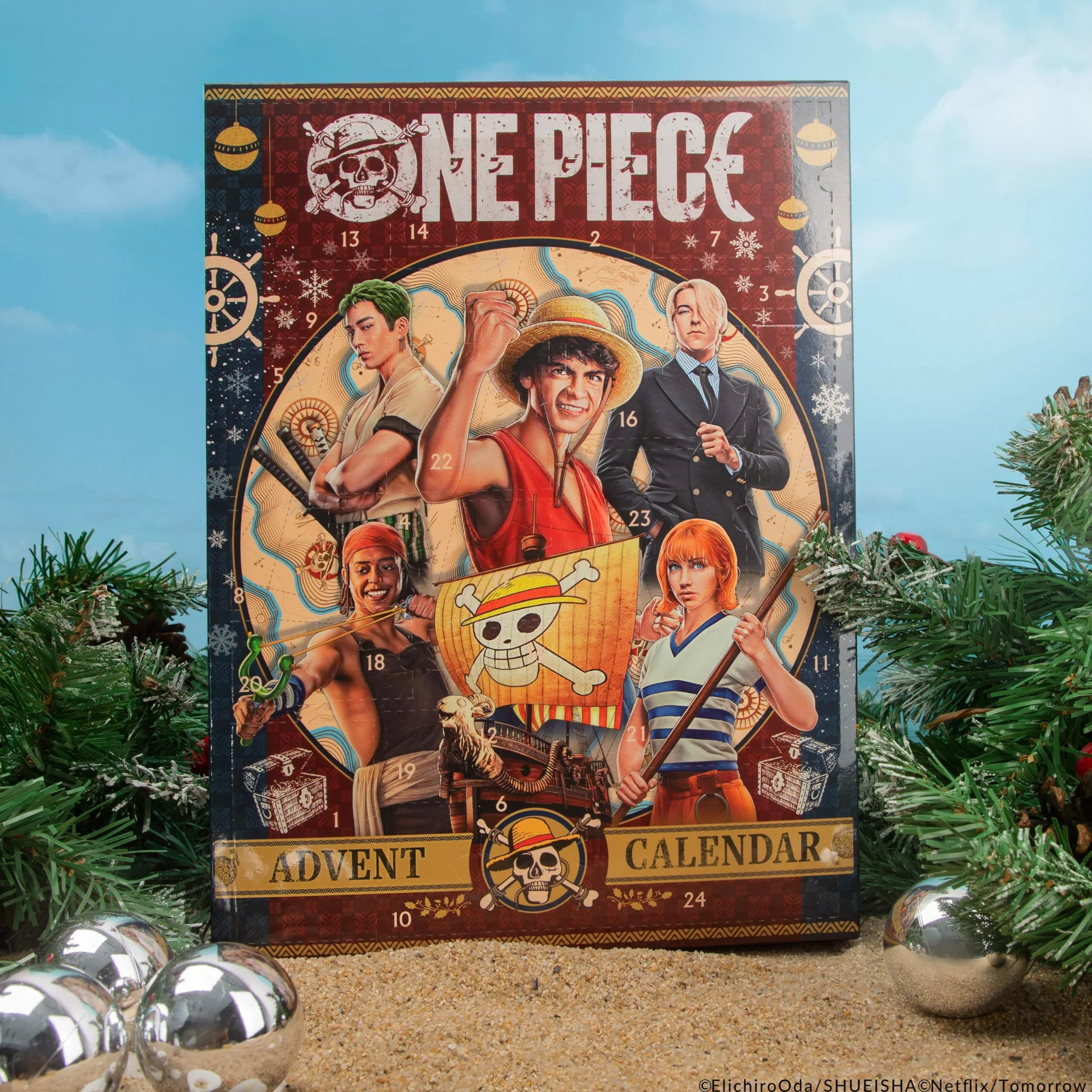 Cinereplicas - Calendrier de l'Avent One Piece - Licence officielle