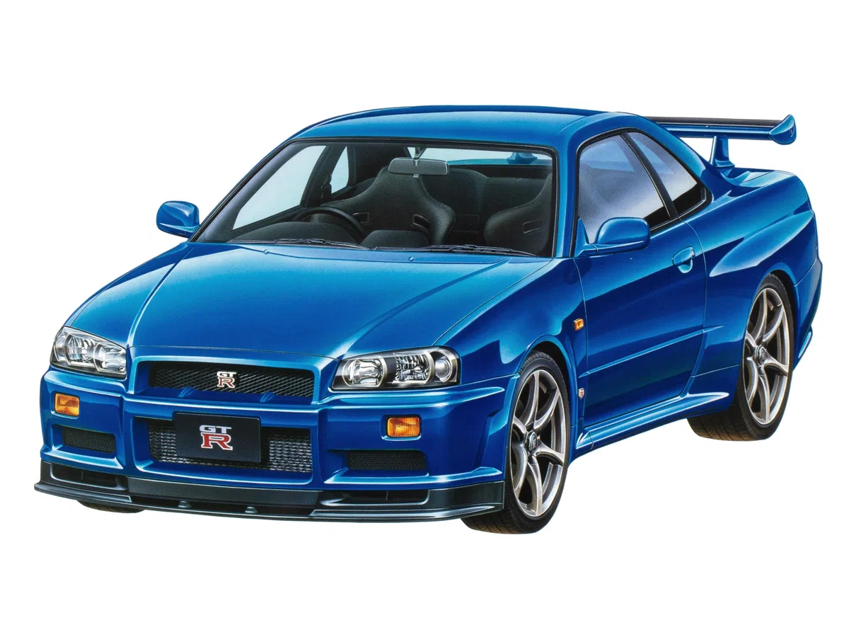 Tamiya - 24210 - Maquette - Nissan Skyline GTR R34 - Echelle 1:24, Blanc