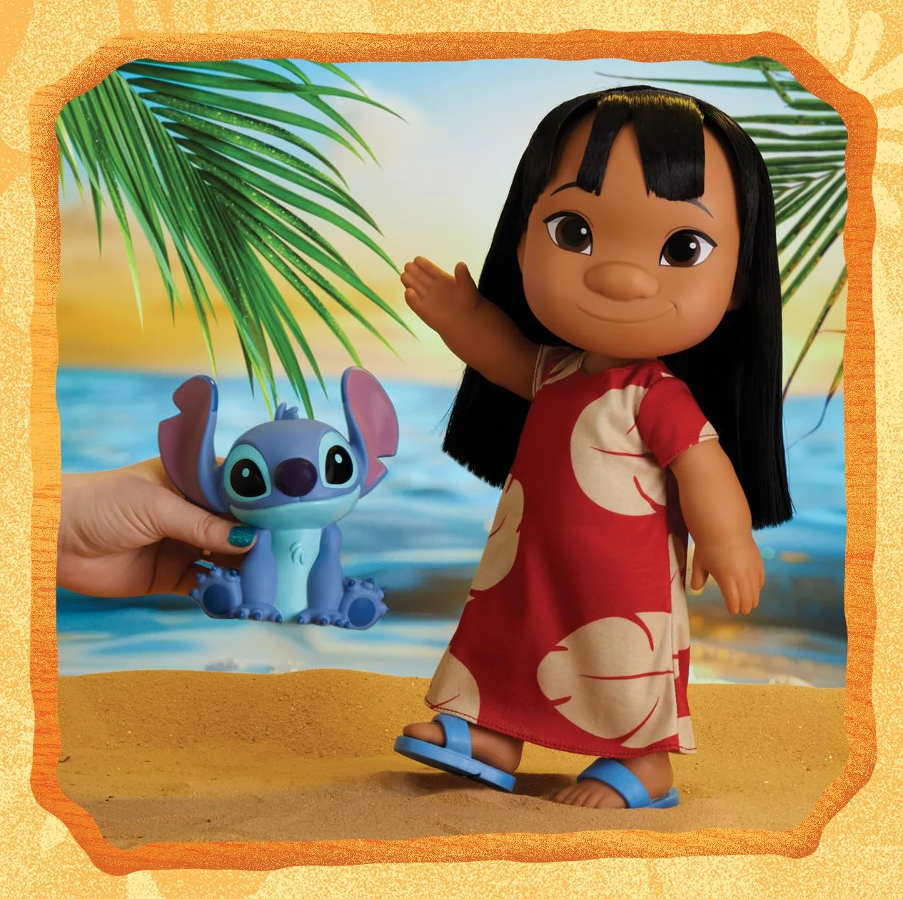 Just Play Coffret Lilo & Stitch de Disney composé d’Une poupée articulée mesurant 35,6 cm de Haut à l’effigie de Lilo et d’Une Figurine de Haut à l’effigie de Stitch, 3 Ans et Plus