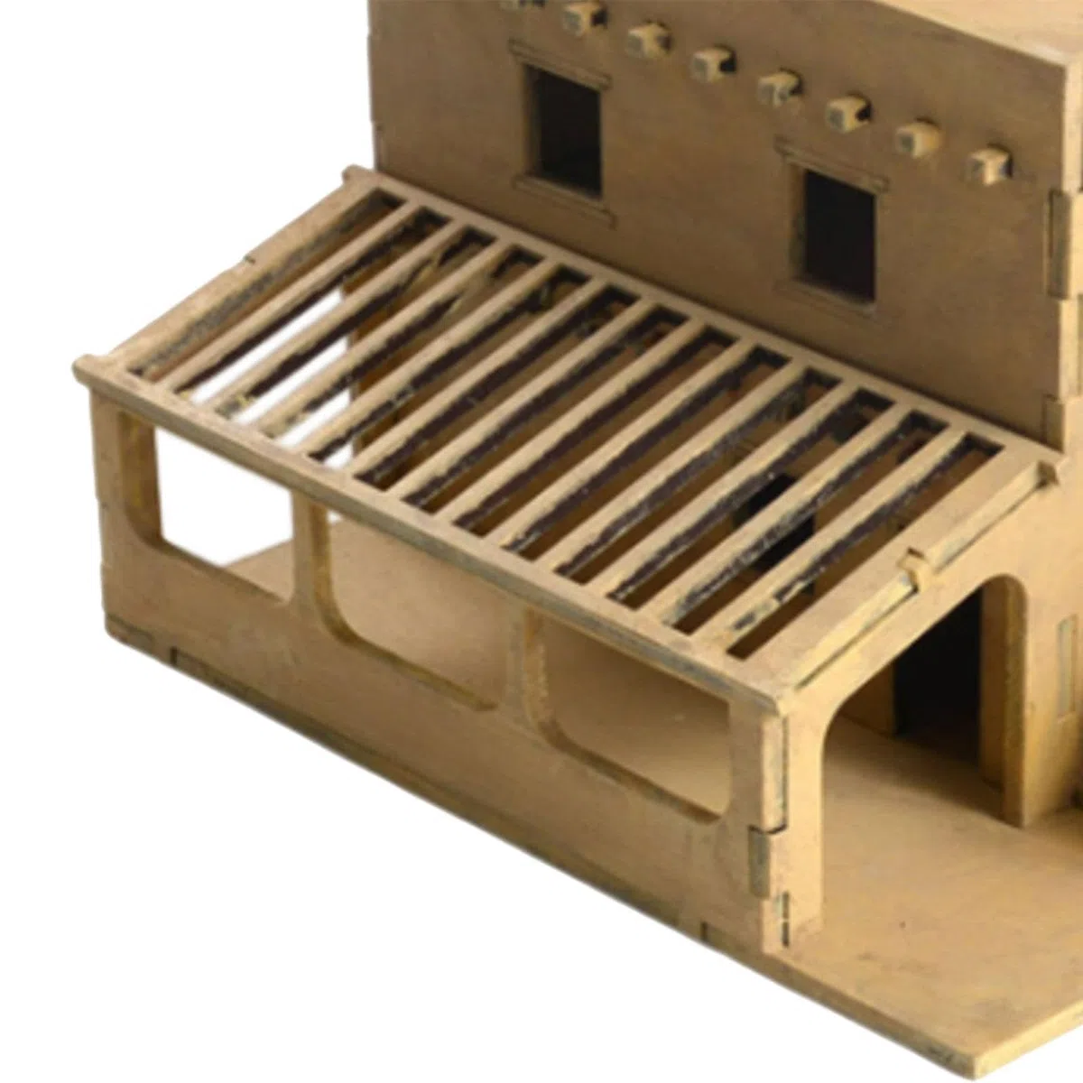 harayaa 1/72 Kits de construction de maquettes de maison Scène d'architecture Modèle de scène d'architecture pour Diorama, style c