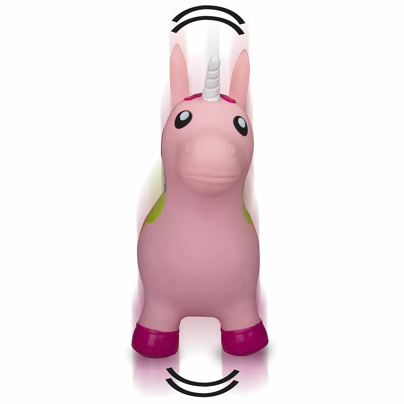 Jamara 460316 – Licorne Animaux à Sauter avec Pompe – Favorise Le Sens De L'équilibre, Oreilles d'animaux comme Support