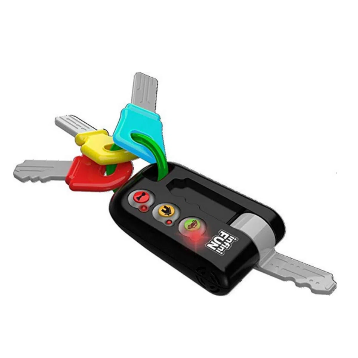 Infini Fun - Mon Kit High Tech - Téléphone, télécommande et clés - Découvrir Les Animaux, Chiffres, Couleurs et Formes - Jeux Educatif pour Enfant - I13900