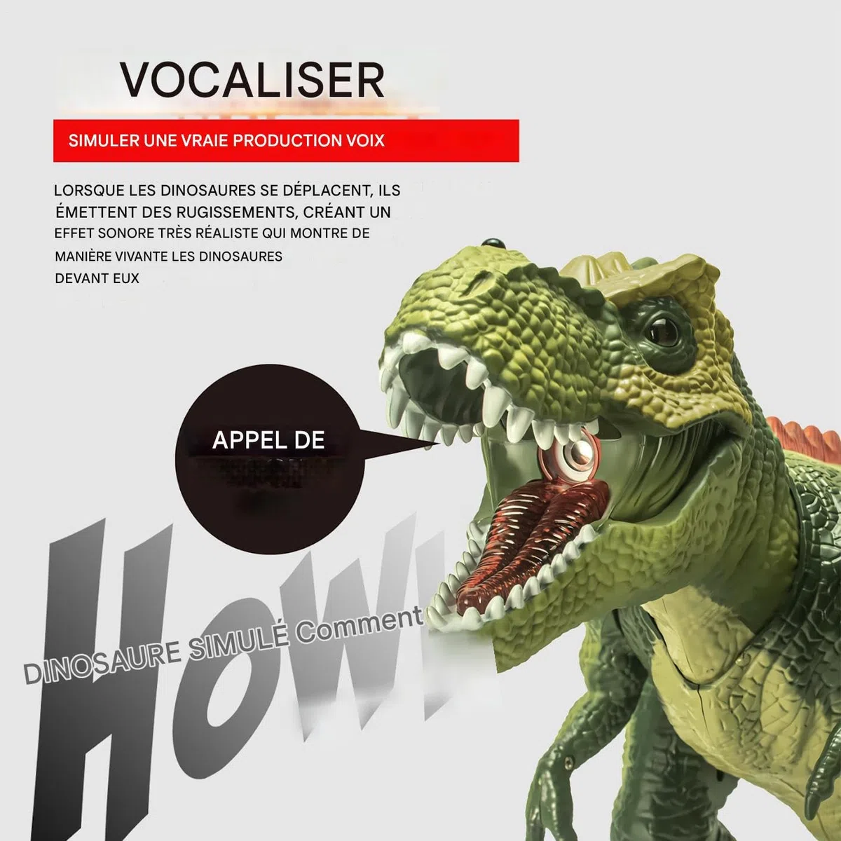 Générique Dinosaure Télécommandé,Dinosaure Électrique avec Lumières et d'eau | Animal Lumineux Marcheur avec Vaporisation pour Jardin Extérieur Maison École Maternelle