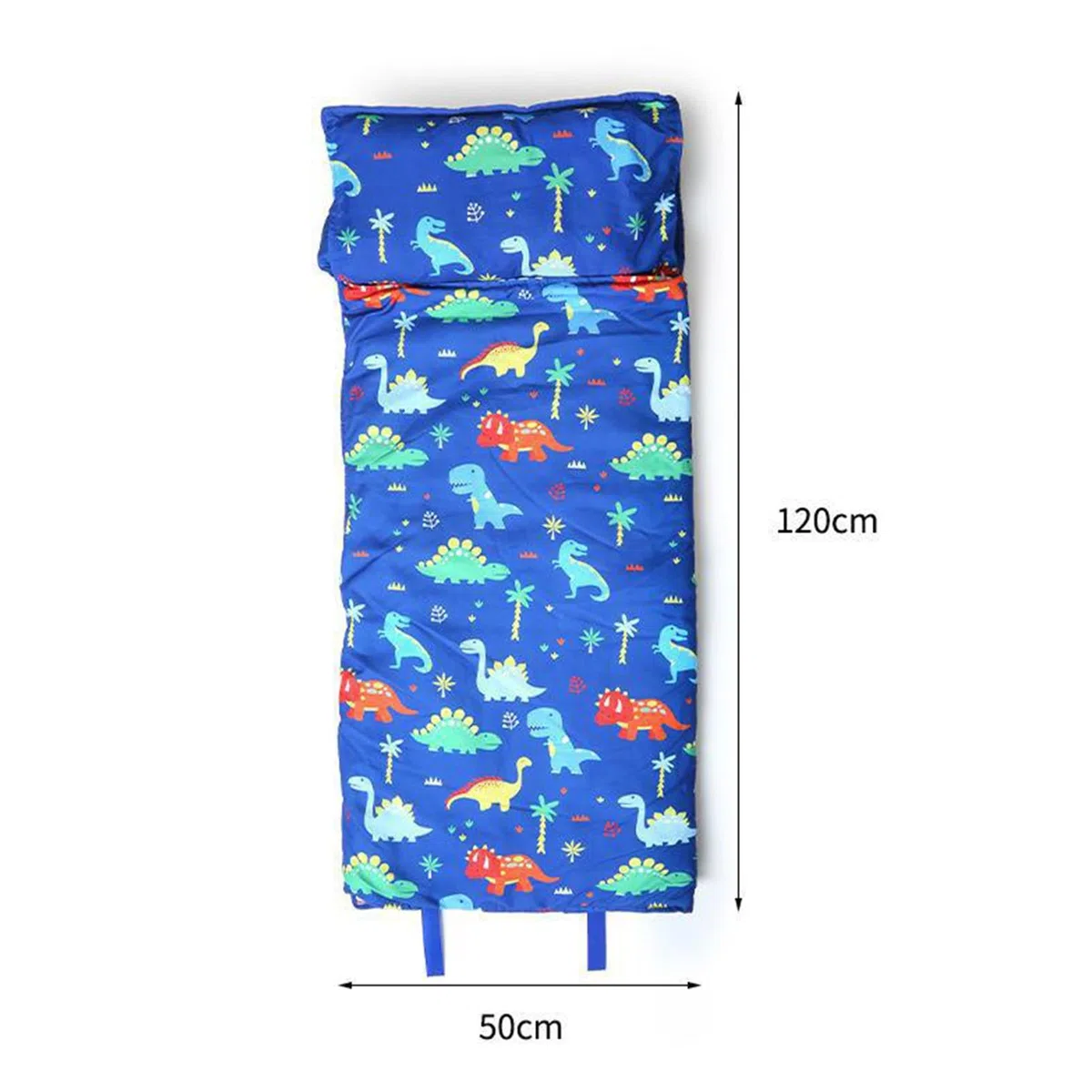 Tapis de sieste de camping en plein air pour enfant doux et lavable Motif dessin animé imprimé dinosaure