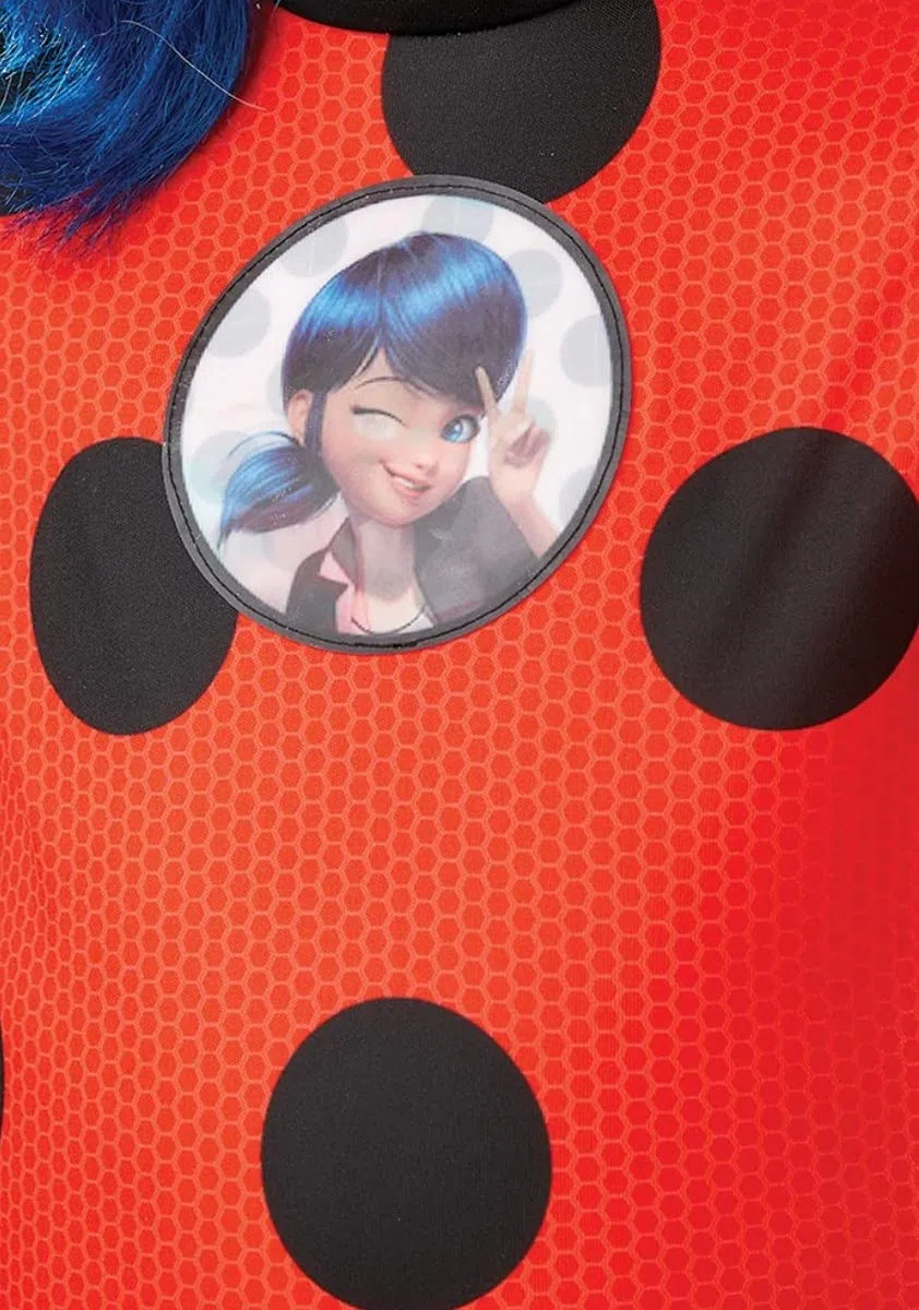 RUBIE'S Déguisement MIRACULOUS Officiel Ladybug pour Enfants/Ado - Super Héroïne Tikki Lady Bug - Costume avec Masque pour Carnaval, Halloween ou Cadeau Noël