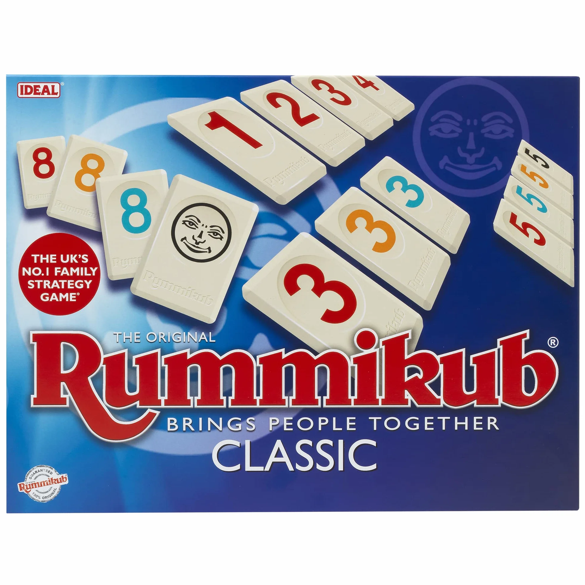 IDEAL , Rummikub Classic game: Brings people together , Family Strategy Games , For 2-4 Players , Ages 7+