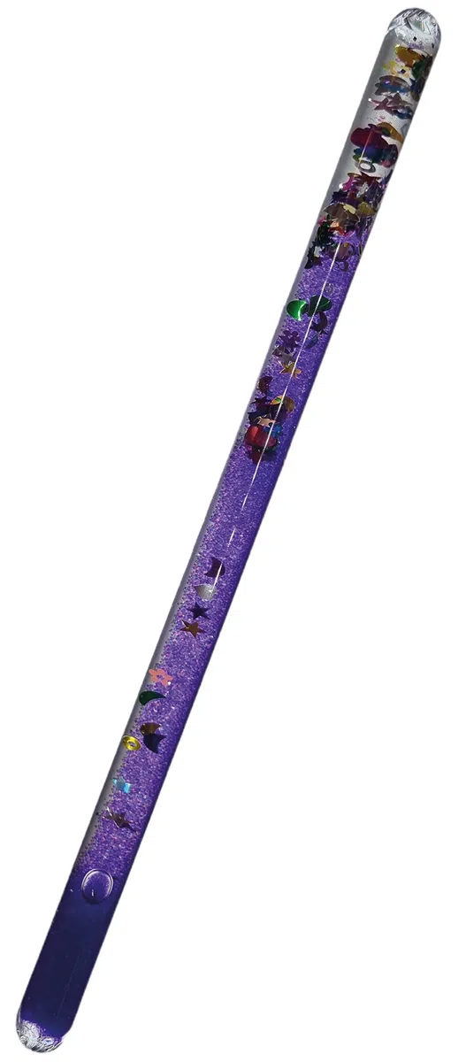 Liquid Motion Glitter Wand Sensory Toy Pour l'autisme, le TDAH, le TSP, les besoins sensoriels, l'anxiété et la neurodiversité. Pour les enfants, les soignants et les enseignants (pack de 4 pièces).