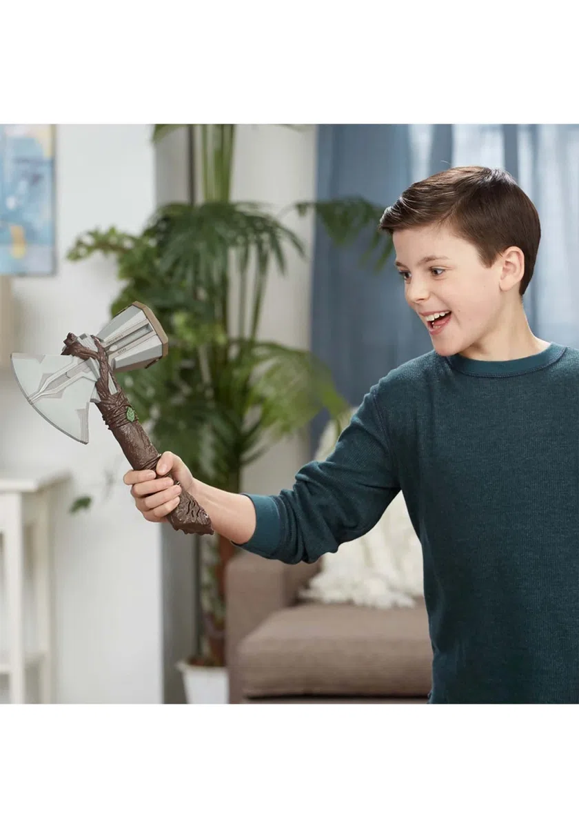 Marvel Studios Thor: Love and Thunder, Hache électronique Marvel’s Stormbreaker, déguisement Thor, Effets sonores, dès 5 Ans