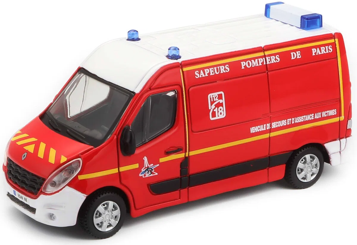 Bburago Maisto France 32008 Renault Master Pompiers - Echelle 1/55