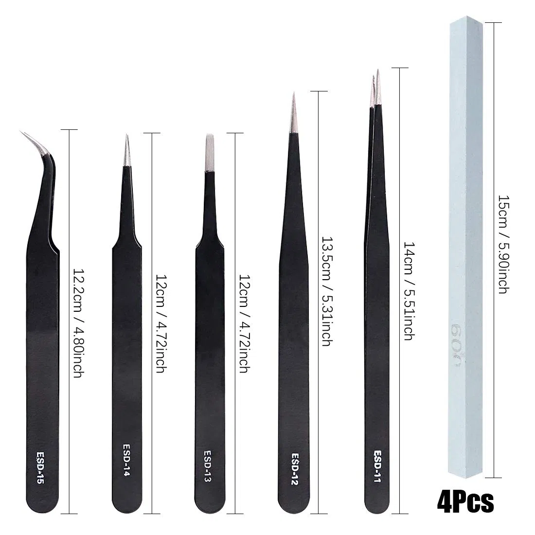 Keadic Lot de 55 outils de modélisation professionnels de base pour loisirs créatifs, kit d'outils de construction Gunpla, kit de modélisme, outils de base pour réparation et fixation de voiture