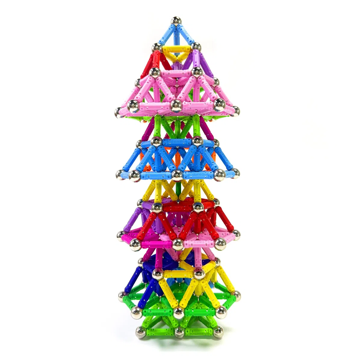 Construction Magnétique Enfant 170pcs, Set de Jouets Magnétiques pour Enfants 6 Ans+, Jeux de Bâtons Magnétiques Puzzle 3D pour Entraînement Cérébral Cadeau pour Fille Garçon