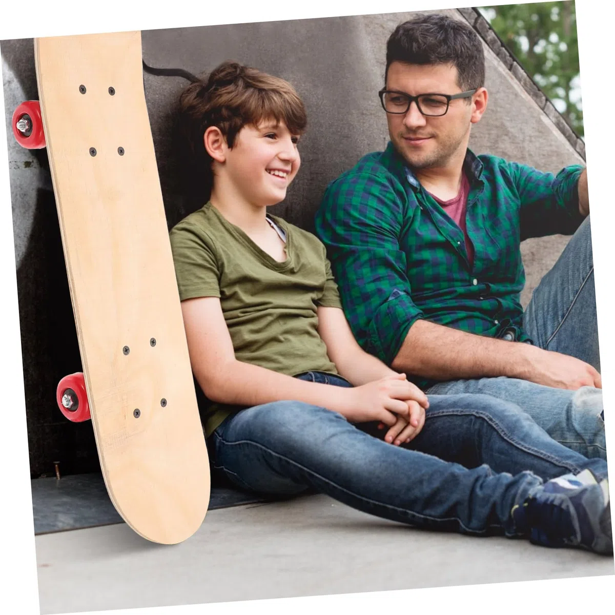 Toddmomy Planche À roulettes Vierge DIY Graffiti 23 Pouces en Bois pour Enfants - Skateboard Créatif À Personnaliser Facilement Cadeau pour Activités Extérieures Et Loisirs