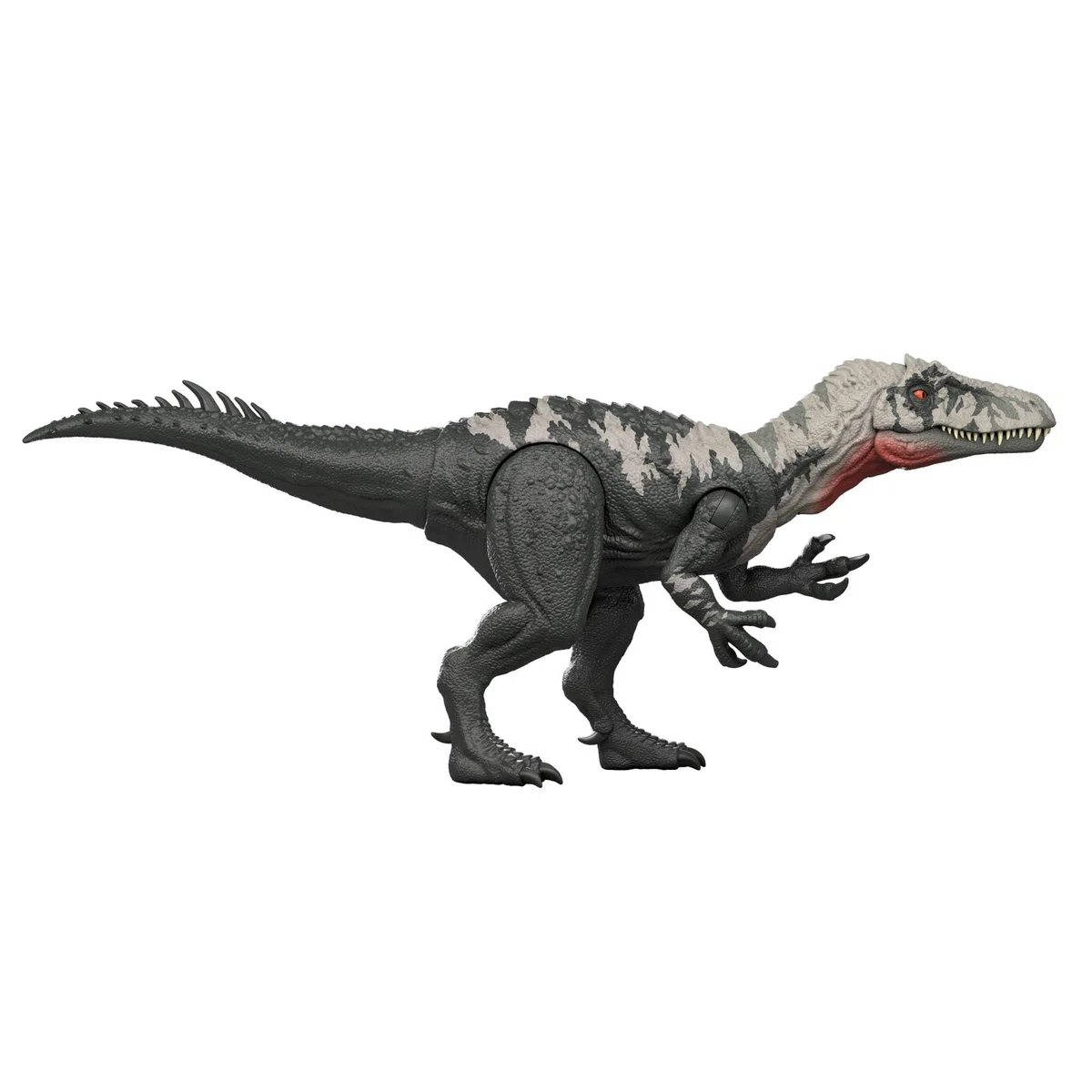 Mattel Jurassic World : Renaissance Figurine articulée Chilantaisaurus Géants féroces, grande espèce de dinosaure, 2 attaques féroces, jeu virtuel, JGB95