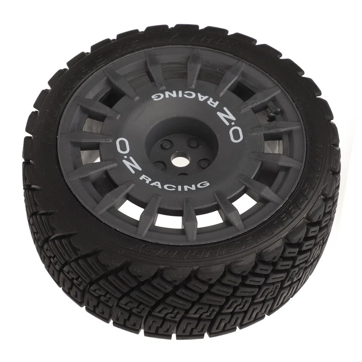 4 pièces roues en caoutchouc de pneu de voiture RC, pneus de route 1/10 RC pour TT01 TT02 XV01 XV02 HSP 94123 94122, pneus de dérive à amorti fort à haute résistance à l'usure (Noire)