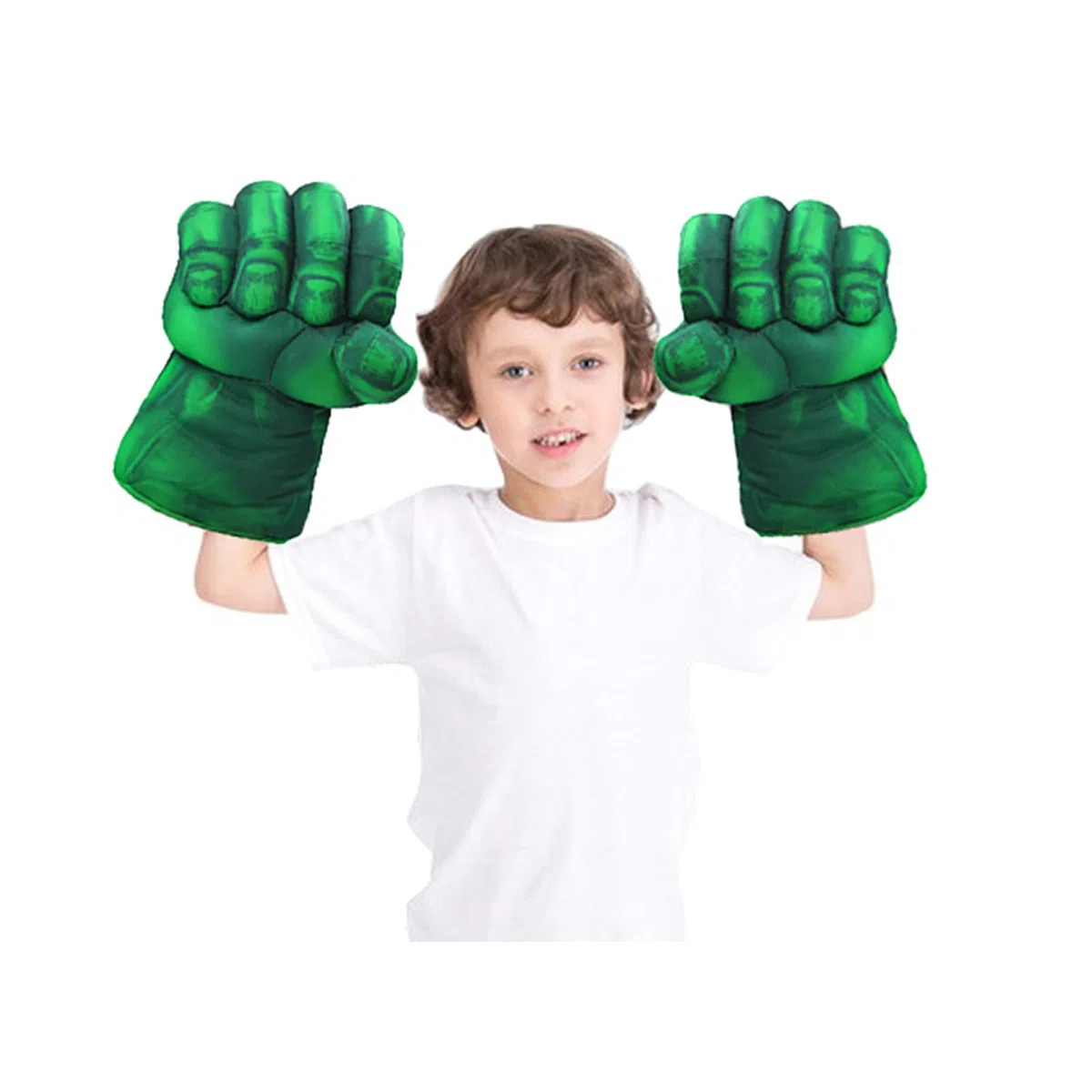 Gant de Superhero, Enfants Gants de Peluche Doux Main Super Héros Poing Jouet, Superhero pour garçon Fille Noël Halloween Cadeau d'anniversaire