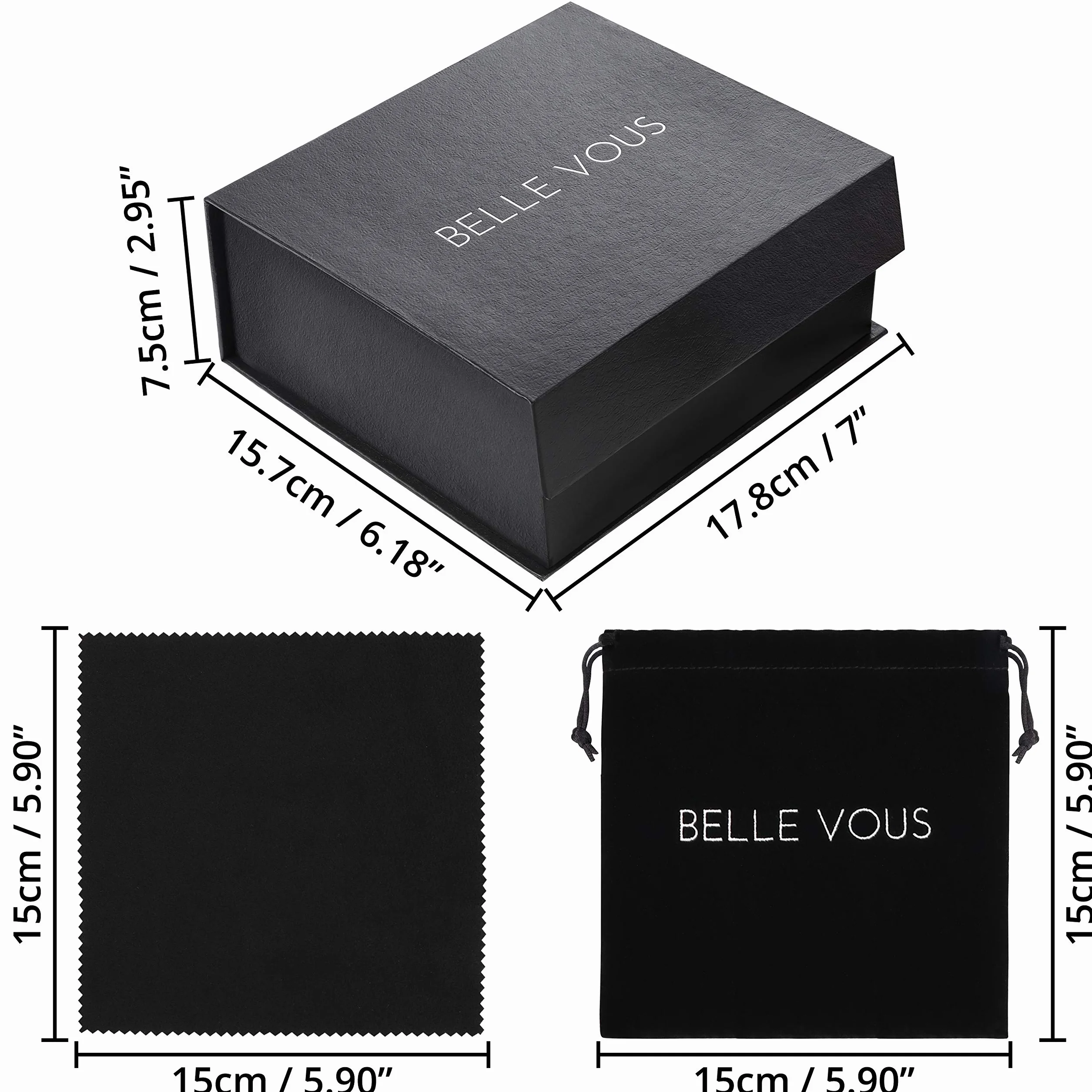 BELLE VOUS Lot de 4 Prisme Photographie Triangle, Sphère, Pyramide, Cube - Prisme Optique avec Pochette Velours, Tissu Microfibre, Boite Cadeau - Prisme Cristal K9 Spectre de Lumière et Effet Photo